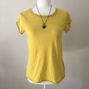 Free People We The Free Yellow Shirt